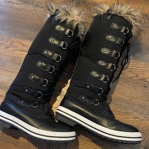 Polar Size 10 Womens tall winter snow boots